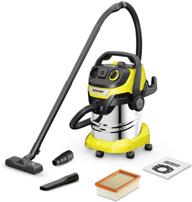 Karcher Wet and dry vacuum cleaner WD 5 P S V-25/5/22 Home & Car Washer(Yellow)