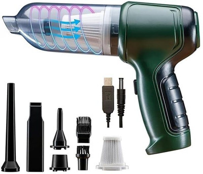 Koko Enterprises Pro Air Cordless Car Vacuum Cleaner & Air Blower 85000 RPM, 20KPA Suction Car Vacuum Cleaner with 2 in 1 Mopping and Vacuum(Green)