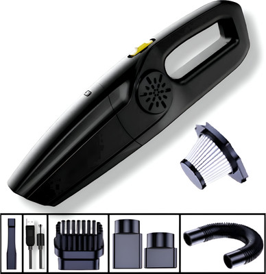 AD-RML UltraClean DuoForce 2-in1 Vacuum Mop for Home Car Use with Anti-Bacterial Care Car Vacuum Cleaner with 2 in 1 Mopping and Vacuum, Anti-Bacterial Cleaning(Black)