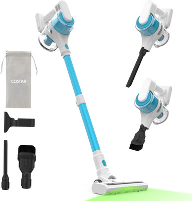 Costar Stick 3-in-1 Handheld Vacuum Cleaner For Home Use Wet and Dry, Cordless Vacuum Cleaner with Reusable Dust Bag(Black, White)