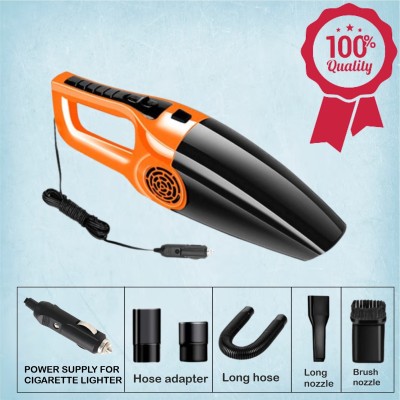 EVETIS Vacuum Cleaner For Car With Powerful Suction with 2 in 1 Mopping .Ev-33 Car Vacuum Cleaner(Orange)