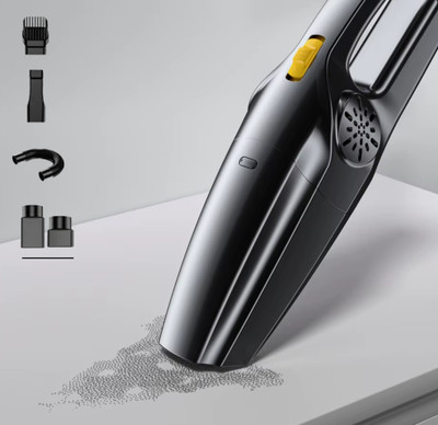 Leemoza Wireless Car Vacuum Cleaner, High Power for Car, Home, Office, All Surface Cordless Vacuum Cleaner with Anti-Bacterial Cleaning(Black)