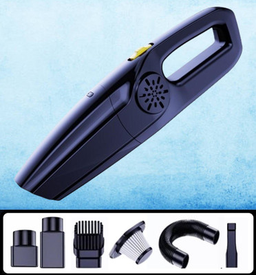 EVETIS SmartBuy Portable Car - Home Vacuum Cleaner Wet and Dry Wireless vacuum cleaner, Cordless Vacuum Cleaner with 2 in 1 Mopping and Vacuum, Anti-Bacterial Cleaning, Reusable Dust Bag(Black)