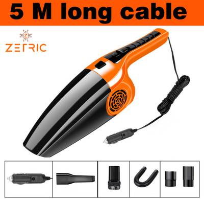 ZETRIC High Power Wet & Dry Portable Hand held with 5 attachments Wet & Dry Vacuum Cleaner