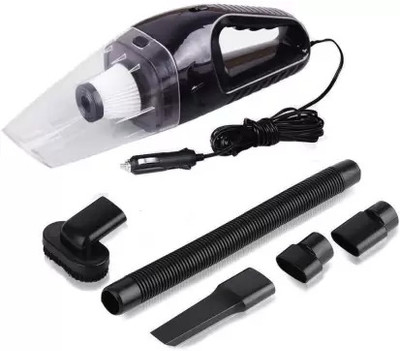 Onshoppy Car Vacuum 12V High Power Wet and Dry Handheld Portable with Powerful Suction Car Vacuum Cleaner with Reusable Dust Bag(Black)