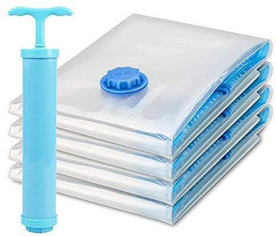 PrimeStore 4 Different Size Space Saver Waterproof Combo of Vacuum Vacuum Maintenance Kit