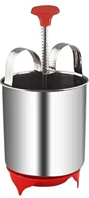 SIGNQ Stainless Steel Medu Vada Maker with Stand, mendu Wada Machine - Pack of 1 Vada Maker