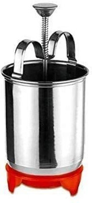 shoparam Stainless Steel Medu Vada Maker with Stand, mendu WADA Machine 2 in 1 Fry Tool Vada Maker