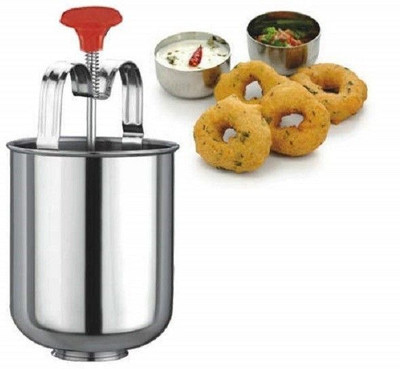 Fitaza Stainless Steel Medu vada Machine, Mendu Vada Maker with Garlic Press Vada Maker