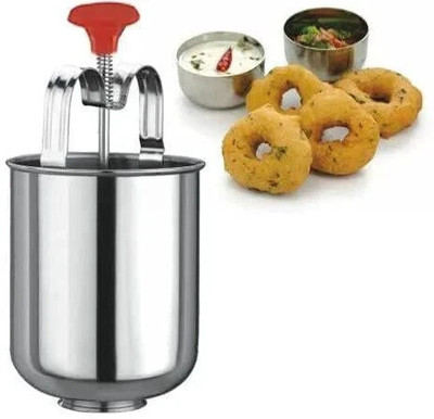 RLEST Stainless Steel Medu Vada Maker with Stand | Perfect Round Vadas Easily Vada Maker