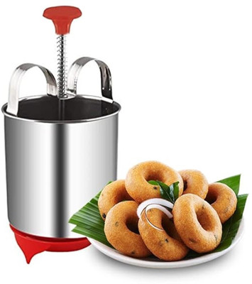Analog Kitchenware Stainless Steel Manual Mendu Vada Maker With Stand Vada Maker