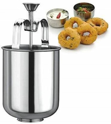 FIVANIO Stainless Steel Medu Vada Maker Machine with Stand, mendu vada Maker Vada Maker