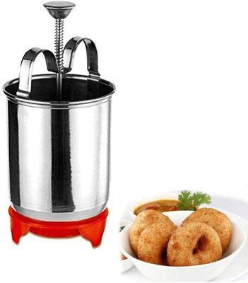Prachi Stainless Steel Meduvada Maker with Stand for Perfectly Shaped & Crispy Hygienic Vada Maker