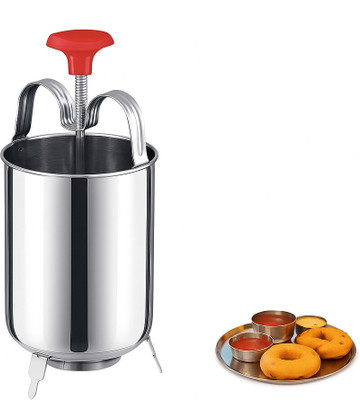 FUTURAX GLOBAL Medu Wada Vada Donut Maker Dispenser, Meduwada Stainless Steel Vada Maker