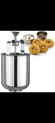 FIVANIO Medu Wada Vada Donut Maker Dispenser, Stainless Steel Vada Maker