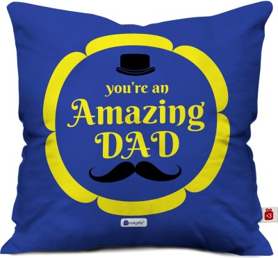 Indigifts Satin Cushions Cover(30 cm*30 cm, Blue)