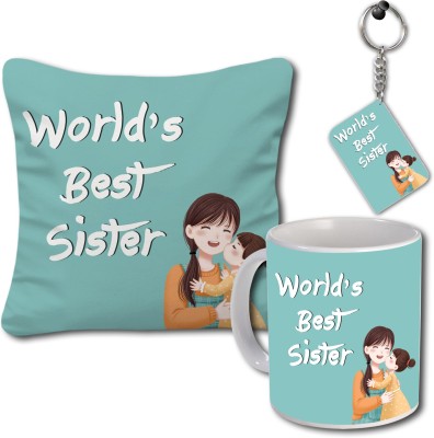 JS micro system Keychain, Mug, Cushion Gift Set