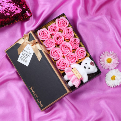 TIED RIBBONS Artificial Flower Gift Set