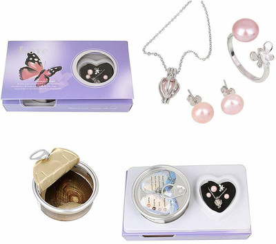 black paper Plastic, Stainless Steel Silver Multicolor Jewellery Set(Pack of 1)