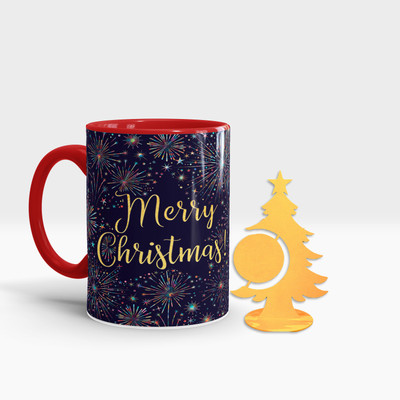 Fifth and Moon C-RT-TREE-69 Ceramic Coffee Mug(320 ml, Pack of 2)