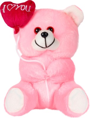 SANA TOYS Soft Plush I Love You Balloon Heart Teddy Bear for Someone Special Gift Item Girls/Boys -18 cm (32 cm)  - 32 cm(Pink)