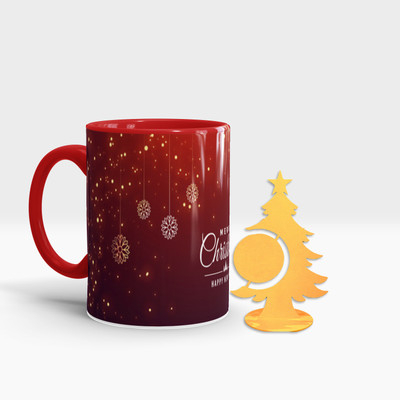 Fifth and Moon C-RT-TREE-74 Ceramic Coffee Mug(320 ml, Pack of 2)
