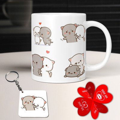 GiftsOnn Mug, Keychain, Greeting Card Gift Set