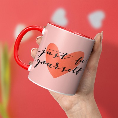 NarukaBrothers Valentine, Anniversary or Birthday gift Cute Cherish Combo Ceramic Coffee Ceramic Coffee Mug(325 ml)