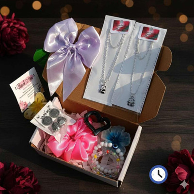 hetu Artificial Flower, Bracelet, Gift Box, Jewellery Gift Set