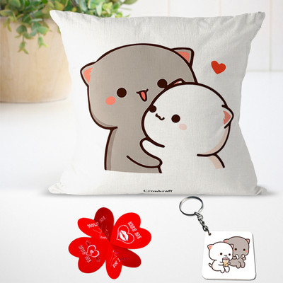 Cronkraft Cushion, Keychain, Greeting Card Gift Set