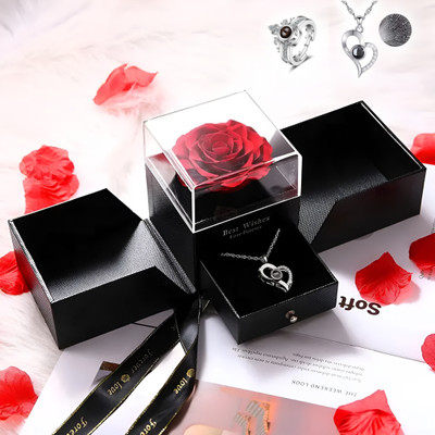 LeWIS Jewellery, Artificial Flower, Greeting Card, Showpiece Gift Set
