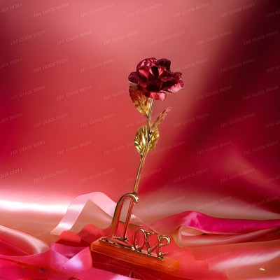 THE CLICK INDIA Artificial Flower, Showpiece, Soft Toy Gift Set