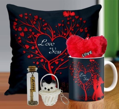 ME&YOU Cushion, Mug, Keychain, Message Pills, Soft Toy Gift Set