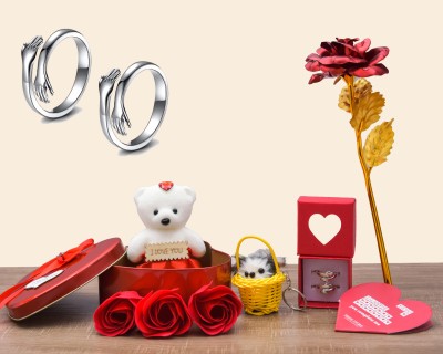 PRIDE STORE Artificial Flower, Soft Toy, Keychain, Message Pills, Greeting Card Gift Set