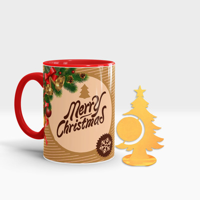 Fifth and Moon C-RT-TREE-08 Ceramic Coffee Mug(320 ml, Pack of 2)
