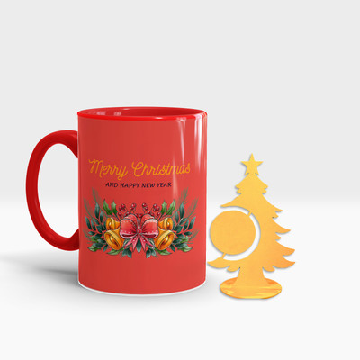 Fifth and Moon C-RT-TREE-45 Ceramic Coffee Mug(320 ml, Pack of 2)