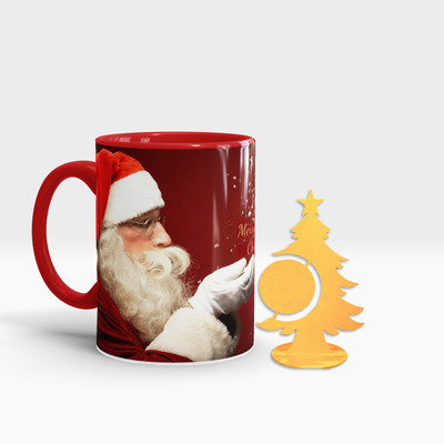 Fifth and Moon C-RT-TREE-78 Ceramic Coffee Mug(320 ml, Pack of 2)