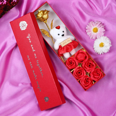 TIED RIBBONS Artificial Flower Gift Set