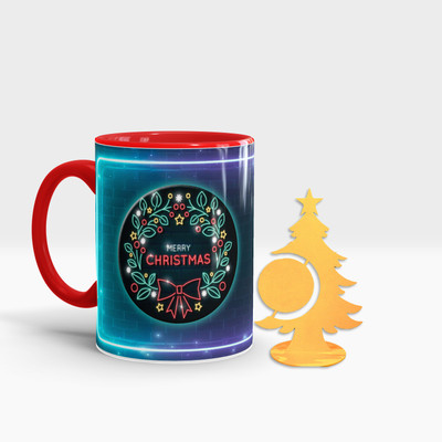 Fifth and Moon C-RT-TREE-13 Ceramic Coffee Mug(320 ml, Pack of 2)