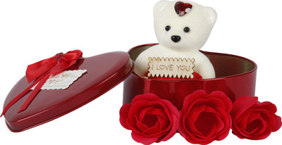 JaipurCrafts Artificial Flower, Soft Toy Gift Set
