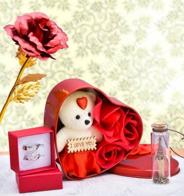 WINGS MART Message Pills, Soft Toy, Artificial Flower, Jewellery Gift Set