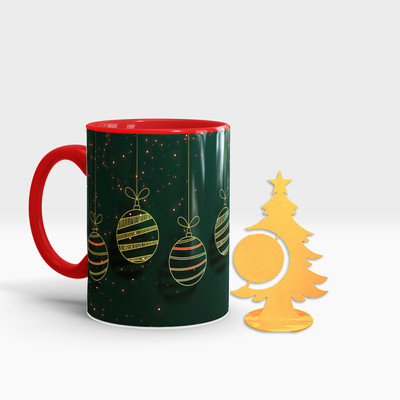 Fifth and Moon C-RT-TREE-47 Ceramic Coffee Mug(320 ml, Pack of 2)