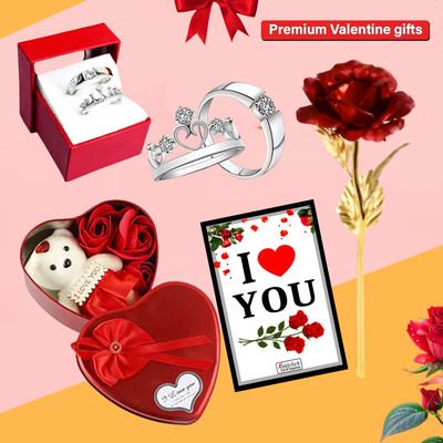 OddClick Showpiece, Soft Toy, Greeting Card, Artificial Flower, Message Pills Gift Set