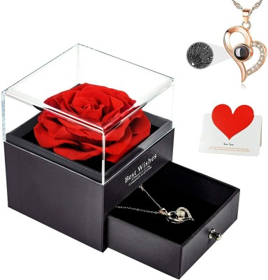 DANAVBOX Artificial Flower, Jewellery, Greeting Card, Showpiece Gift Set