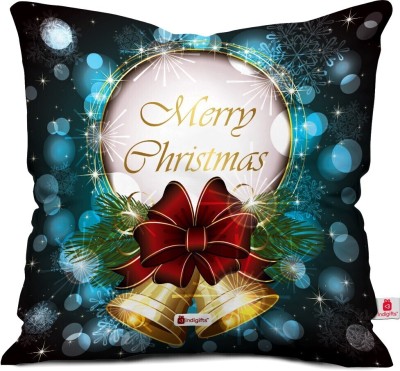 Indigifts Satin Cushions Cover(30 cm*30 cm, Blue)