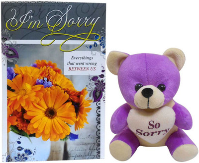 Saugat Traders Soft Toy, Greeting Card Gift Set