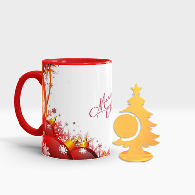 Fifth and Moon C-RT-TREE-12 Ceramic Coffee Mug(320 ml, Pack of 2)