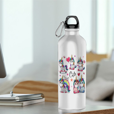 k1gifts 600 ml Aluminium Sipper(Pack of 1, White)