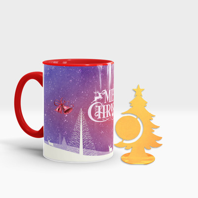 Fifth and Moon C-RT-TREE-22 Ceramic Coffee Mug(320 ml, Pack of 2)