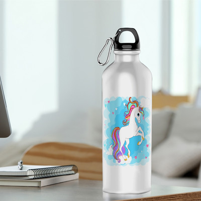 k1gifts 600 ml Aluminium Sipper(Pack of 1, White)